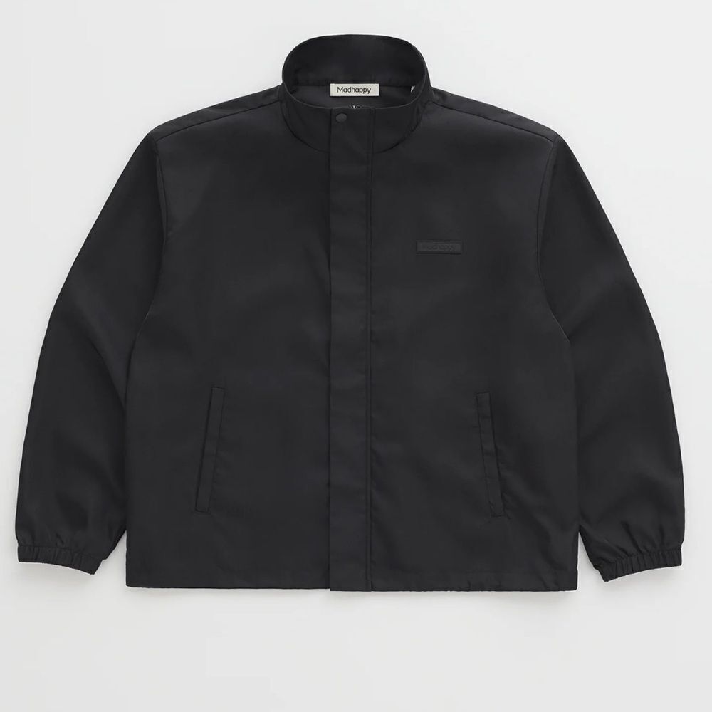 Madhappy Black Nylon Jacket Oversized Full Zip Nylon Jacket Medium NEW